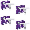 EcoLink 7-Watt Base B22 Flexible & Rotatable T-Bulb (Cool White,Pack of 4)...