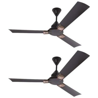 Ecolink AiroZephyr 1200mm Decorative Ceiling Fan|BEE 1 star Rated Energy Efficient Ceiling Fan|Superior Air Delivery (Dark Teak Brown)