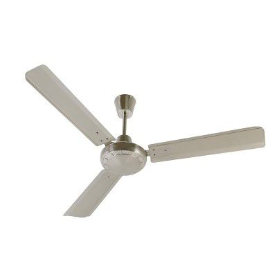 EcoLink Electra Antique Metallic Finish Easy Clean Ceiling Fan - 1200MM From The House Of Philips Lighting (Brushed Steel), Standard- Pack of 1