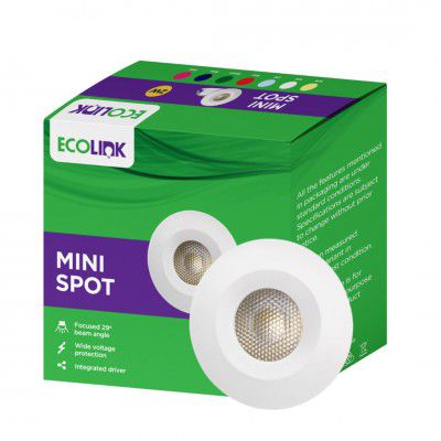 EcoLink Polycarbonate 2W LED Spot Light 