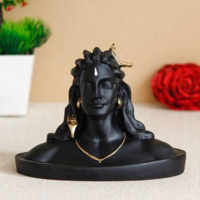 eCraftIndia Adiyogi Shiva Statue Decorative Showpiece - 11 cm