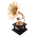eCraftIndia Antique Music Decorative Canon Brass Showpiece (10 cm x 10 cm x 23.75 cm, Red and Brown)...