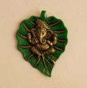 eCraftIndia Lord Ganesha on Green Leaf...