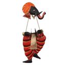 eCraftIndia Lord Ganesha Playing Manjeera Wall Hanging...