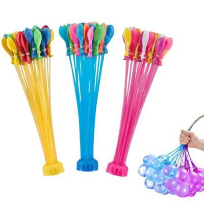 eCraftIndia Pack of 3 (111 balloons) Holi Water Balloon/Quick Water Filling Balloons