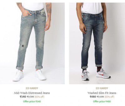ED HARDY Jeans @ 86% Discount