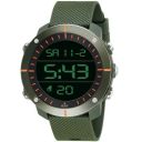 EDDY HAGER Analogue - Digital Men's Watch (Black Dial Green Colored Strap)...
