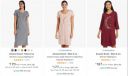 Eden & Ivy Women's Nightgown @ ₹155...