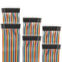 EDGELEC 120pcs 15cm Breadboard Jumper Wires Male to Male Multicolored Dupont Wire 3.9 inch 1pin-1pin 2.54mm Connector for DIY Arduino Raspberry PI 10 15 20 30 40 50 100cm Optional Ribbon Cables...