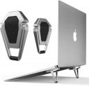 EDNITA Mini Laptop Stand for Desk Pack of-2 (Silver)