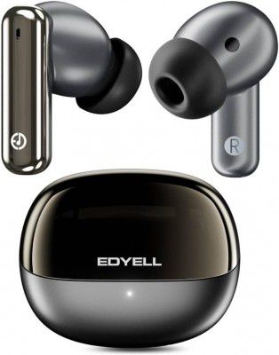 Edyell A1 Wireless Earbuds with 48 HRS Playtime, HD Calling, HiFi Stereo Sound, USB-C Bluetooth (Black2, True Wireless)