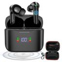 EDYELL C9 Wireless Earbuds, with Wireless Charging Case, in-Ear Headphones, 48 Hrs Playback, 4 Mic HD Calling, 13mm Speaker Drivers HiFi Stereo Sound, Type-C, Bluetooth V5.3, IPX5 Waterproof...