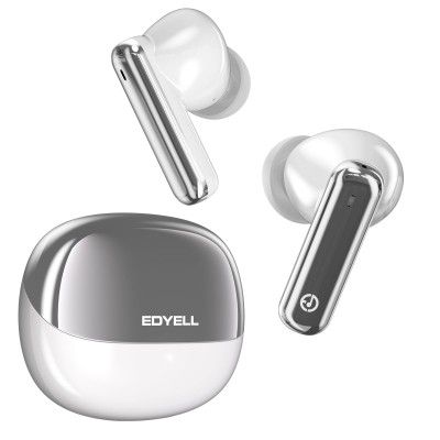 EDYELL in-Ear Earbuds ANC Up to 35dB, Wireless TWS Ear Buds with 4 Mic, 100Hrs Playtime (Pure White)