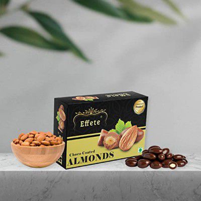 Effete Choco Coated Almonds - 32gm, Chocolaty Dryfruits, chocolate box
