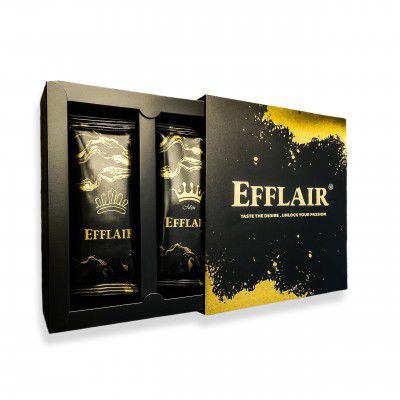 Efflair Premium Chocolate for Men & Women | Indulgence with Natural Herbs | Romantic Gift | Gluten-Free & Vegan | 2x20g