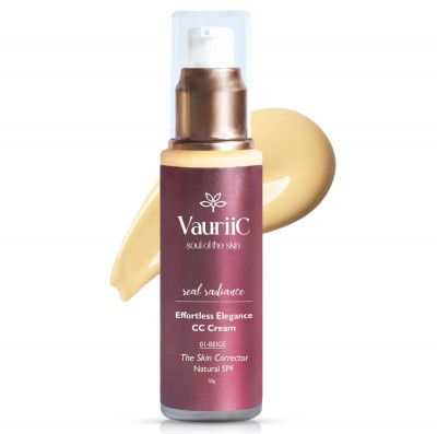 Effortless Elegance CC Cream 50gm with Natural SPF, 01-BEIGE
