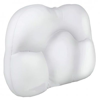 Egg-Shaped Orthopedic Sleeper Pillow – Ultra Soft Foam Cervical Neck Support for Back & Side Sleepers | White Travel Sleeping Pillow 