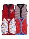 EIO Cotton Full Sleeve Regular Round Neck Front Open Pack of 3...