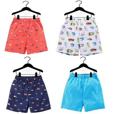 EIO Kids Cotton Shorts For Boys and Girls Pack of 5