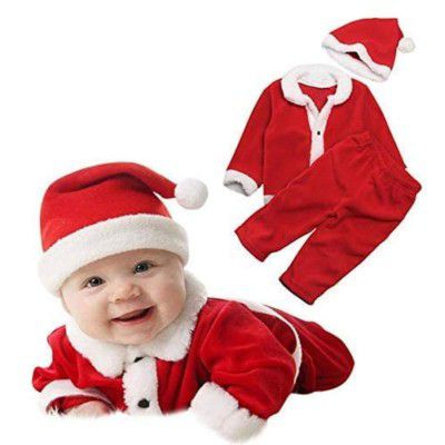 EITHEO Christmas Costume Santa Claus Dress for Kids 