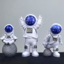 EITHEO Cute Astronaut Figure Home Décor Astronaut Statue Sculpture Décor Golden (3pcs)...