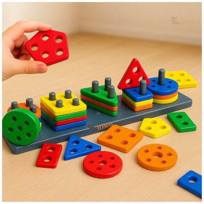 EITHEO Geometric Angle Blocks for Kids | 26 Pcs