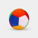 EITHEO Plush Soft Toy Ball for Baby and Kids - Super Soft Ball for Safe and Joyful Play(12cm)(Multicoloured)...
