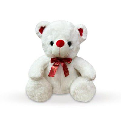 EITHEO Soft Toys Loveable Huggable Teddy Bear Plush Stuffed Animal | Ideal Birthday or Valentine's Day Gift for Girlfriend or Wife | Soft and Cuddly - 30 cm/1 Feet White