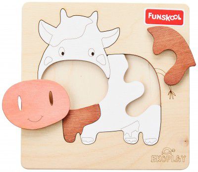 EKOPLAY-Happy Cow-Wooden Puzzle