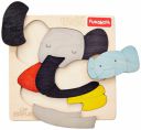 EKOPLAY-HUGS - Elephant-Wooden Puzzle...