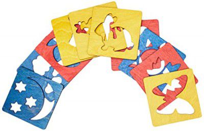 EKOPLAY-Stencils-Wooden Puzzle