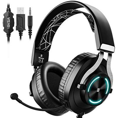 Eksa E3000 Gaming Wired On Ear Headphones With Mic