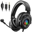 EKSA E900DL Wired Stereo Gaming Headset-Over Ear Headphones with Noise Canceling Mic, USB & 3.5 mm Jack,Detachable Headset Compatible with PS4, PS5, PC, Laptop...