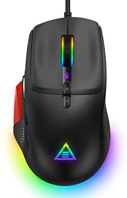 EKSA EM600 Gaming Mouse, 12 RGB Backlight Modes Wired Computer Mouse