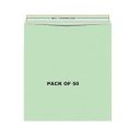 EKTA DISPLAY Business Catalog Envelope Courier Document Pouch Secure Cloth Lined,Courier Cover Green- (100Pcs) (12x10 inch)...