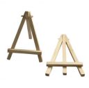 EKTA DISPLAY Mini Wood Easel 6inch (Pack of 20) Small Wood Display Easel, Natural Wooden Tripod Holder Stand for Displaying Small Canvases, Business Cards, Photos (6Inch)...