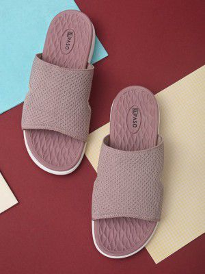 El Paso Women Pink & White Sliders