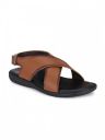 El PasoMen Tan & Black Comfort Sandals...