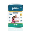 ELDURO Adult Diaper Medium Size | 71.12-111.76cm (28"-44") | Tape Style, Adult Diapers M Size, Adult Diaper Medium Size, Unisex, Leakproof, 14hr Overnight Protection - (10 counts)...