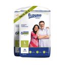 ELDURO Adult Diaper Tape Style, Large 101-139 cm (40''-55''), 20 Count, Unisex With Wetness Indicator, Leakproof, 14 hrs Overnight Protection, Aloe Vera, Pack of 2...