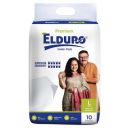 ELDURO Premium Underpads, Large 60 x 90 Cm, Super Absorption Protection Pack of 1, 10 Count...