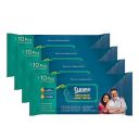 ELDURO Wipes, Wet Wipes, Wet Wipes for Face, Wet Wipes for Cleaning, Wet Tissues Wipes (Pack of 4 X 10=40)...