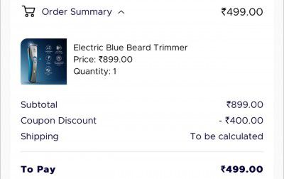 Bombay Shaving Company : Electric Blue Beard Trimmer