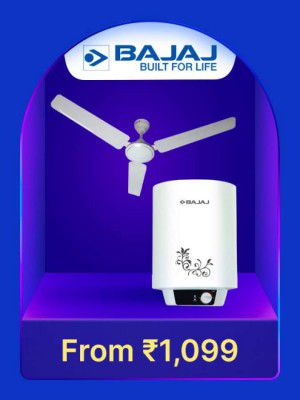 Bajaj Electrical Appliances from Rs. 1099 in Flipkart Big Billion Days Sale  