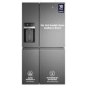 [Extra Rs.7000 OFF] Electrolux 609L Inverter French Door Side by Side Frost Free Refrigerator with Water & Ice Dispenser, EQE6879A-B, Glossy Dark Grey...