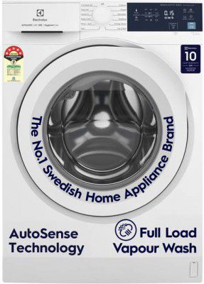 Electrolux 9 kg 5 Star EcoInverter, 40C Vapour Wash,UltimateCare 300 Fully Automatic Front Load Washing Machine White (EWF9024D3WB)