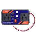 Electronic Spices 12v to 24v Dc to 220v Ac 50watt Load Converter with 2 USB Jacks for Multiple Application...