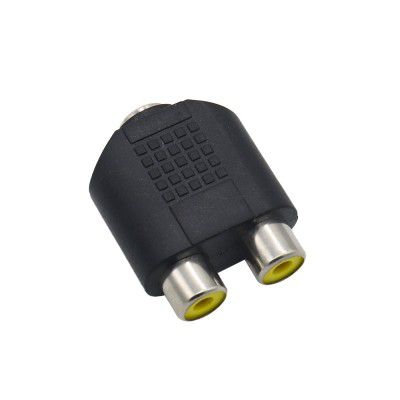 Electronic Spices 3.5mm Female to 2 RCA female dual 