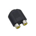 Electronic Spices 3.5mm Female to 2 RCA female dual ...