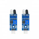 Electronic Spices IR (Infrared) Obstacle Sensor Module Reflective Photoelectric Light Intensity DIY Kit for Arduino UNO (Pack of 2)...